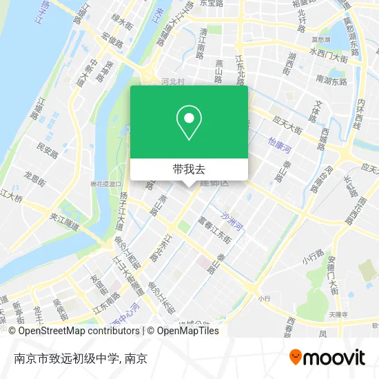 南京市致远初级中学地图