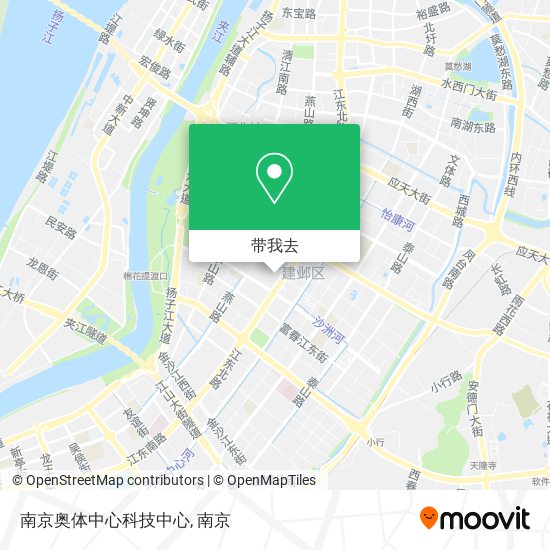 南京奥体中心科技中心地图