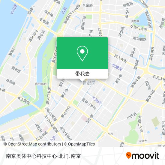 南京奥体中心科技中心-北门地图