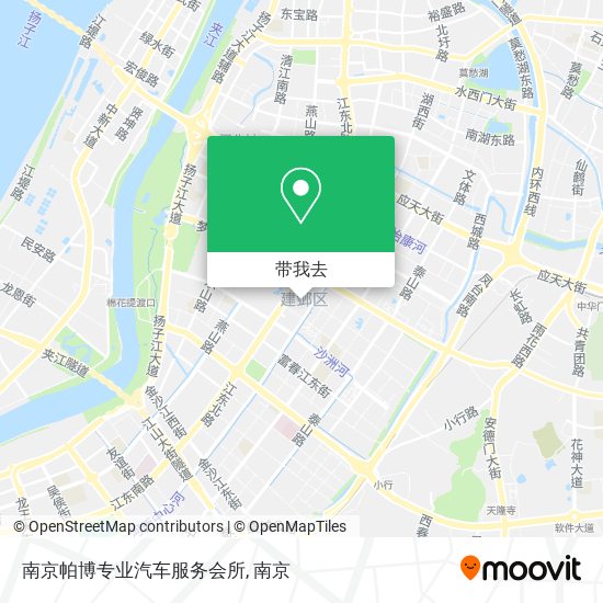 南京帕博专业汽车服务会所地图
