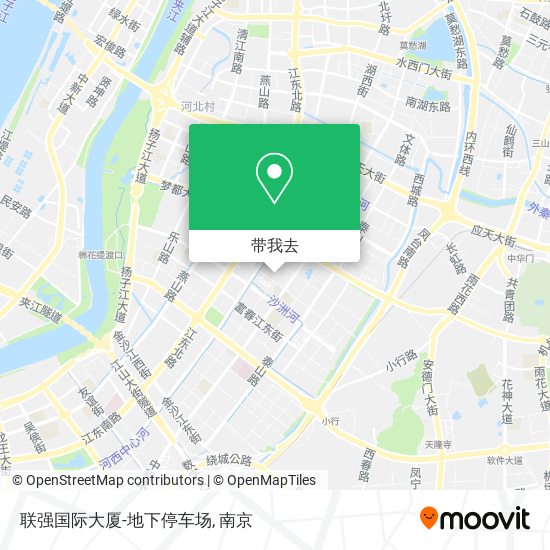 联强国际大厦-地下停车场地图