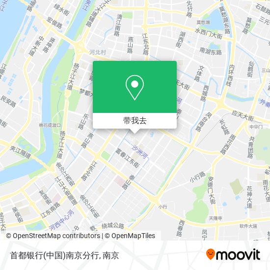 首都银行(中国)南京分行地图
