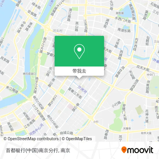 首都银行(中国)南京分行地图