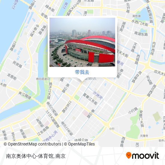 南京奥体中心-体育馆地图