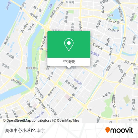 奥体中心小球馆地图