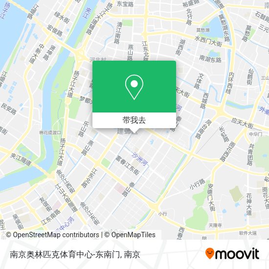 南京奥林匹克体育中心-东南门地图