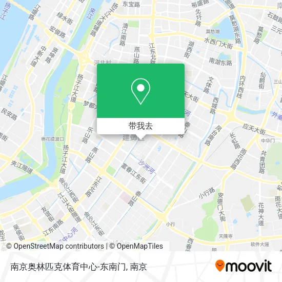 南京奥林匹克体育中心-东南门地图
