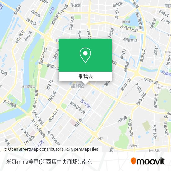 米娜mina美甲(河西店中央商场)地图