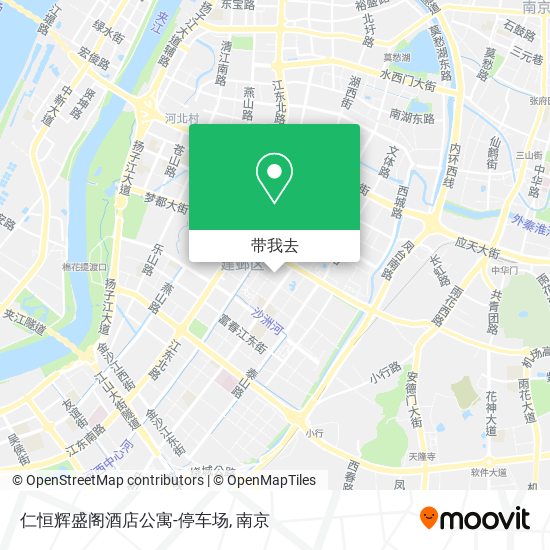 仁恒辉盛阁酒店公寓-停车场地图
