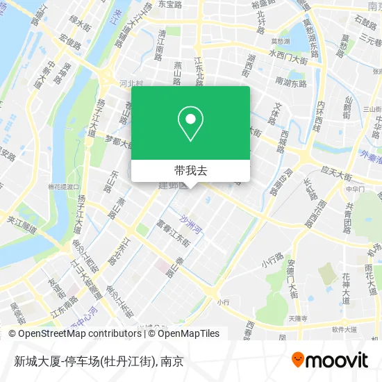 新城大厦-停车场(牡丹江街)地图