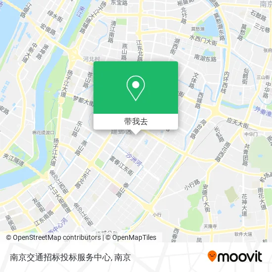 南京交通招标投标服务中心地图