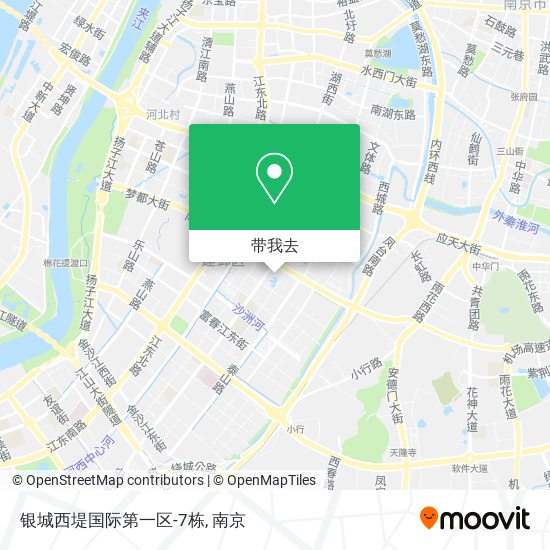 银城西堤国际第一区-7栋地图