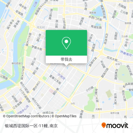 银城西堤国际一区-11幢地图