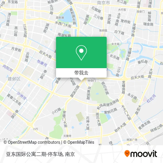 亚东国际公寓二期-停车场地图