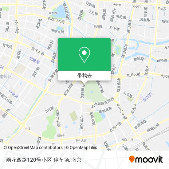 雨花西路120号小区-停车场地图