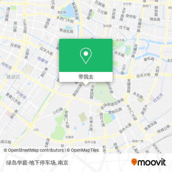 绿岛华庭-地下停车场地图