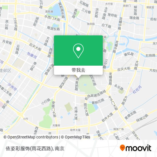 依姿彩服饰(雨花西路)地图