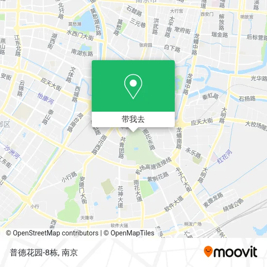 普德花园-8栋地图