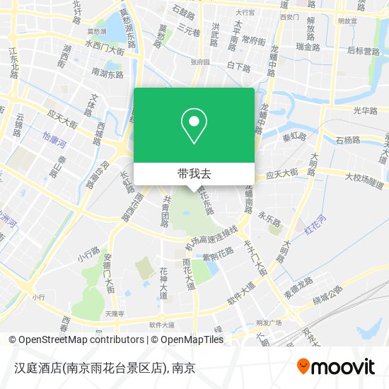 汉庭酒店(南京雨花台景区店)地图