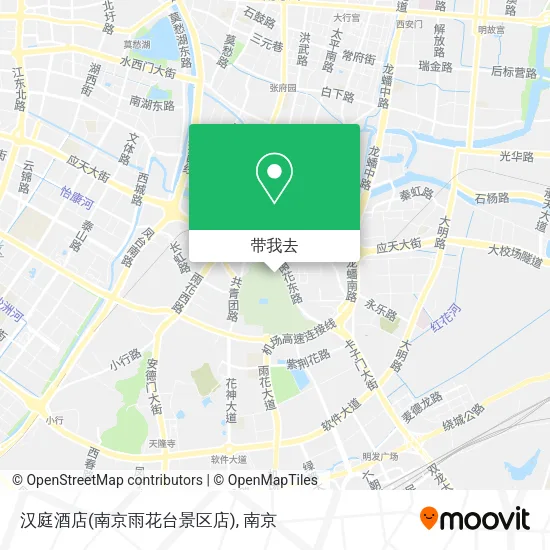 汉庭酒店(南京雨花台景区店)地图