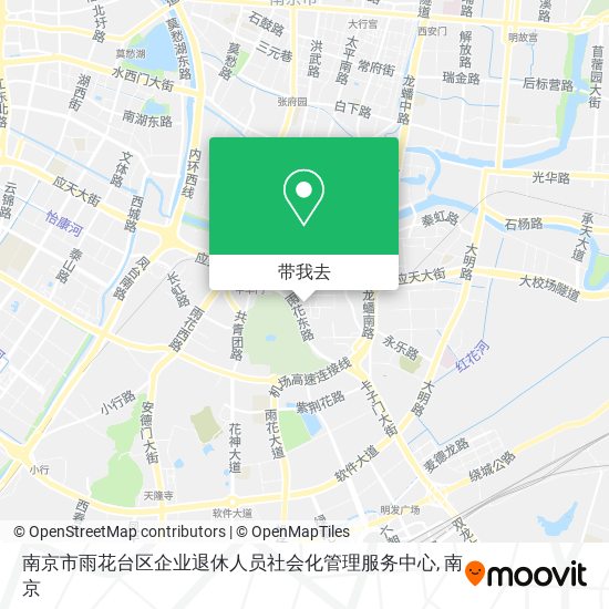 南京市雨花台区企业退休人员社会化管理服务中心地图
