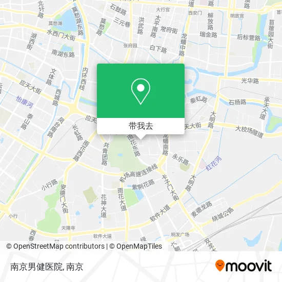南京男健医院地图