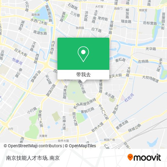 南京技能人才市场地图