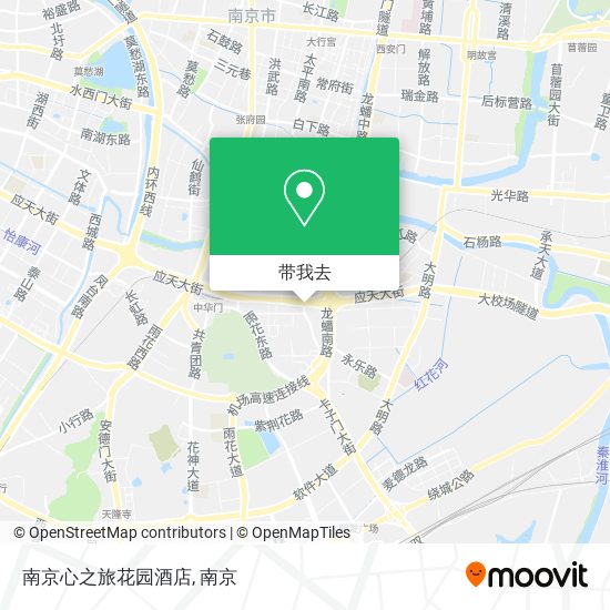 南京心之旅花园酒店地图
