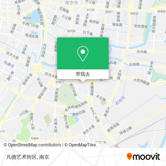凡德艺术街区地图