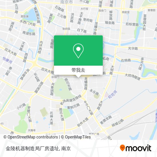 金陵机器制造局厂房遗址地图