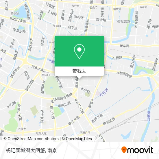 杨记固城湖大闸蟹地图