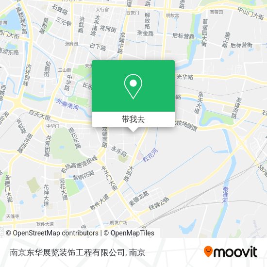 南京东华展览装饰工程有限公司地图