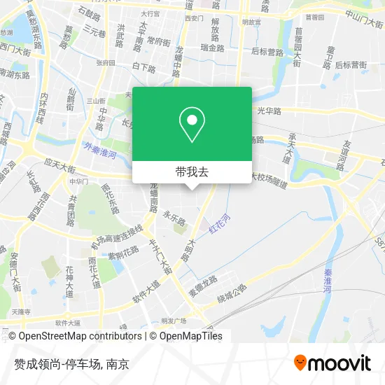 赞成领尚-停车场地图