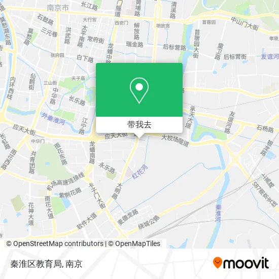 秦淮区教育局地图