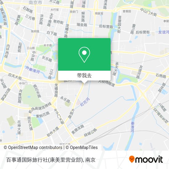 百事通国际旅行社(康美里营业部)地图