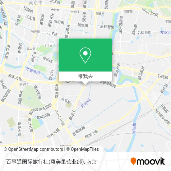 百事通国际旅行社(康美里营业部)地图