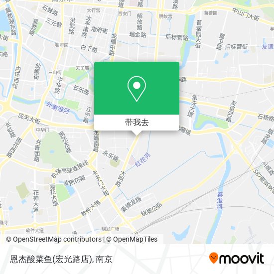 恩杰酸菜鱼(宏光路店)地图