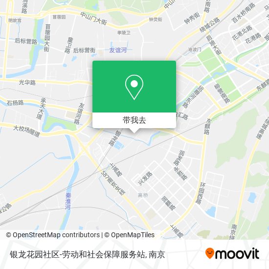 银龙花园社区-劳动和社会保障服务站地图