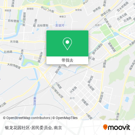 银龙花园社区-居民委员会地图