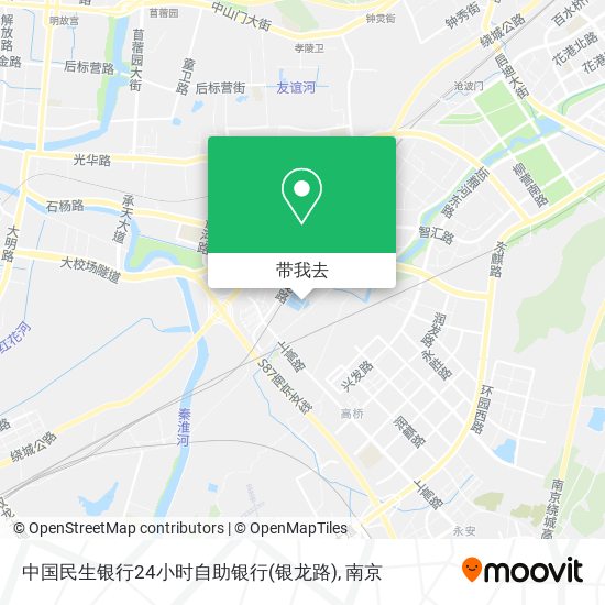 中国民生银行24小时自助银行(银龙路)地图