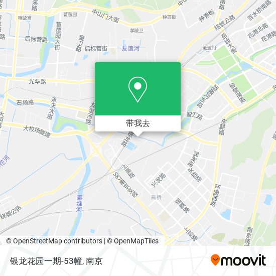 银龙花园一期-53幢地图