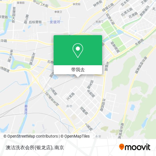 澳洁洗衣会所(银龙店)地图