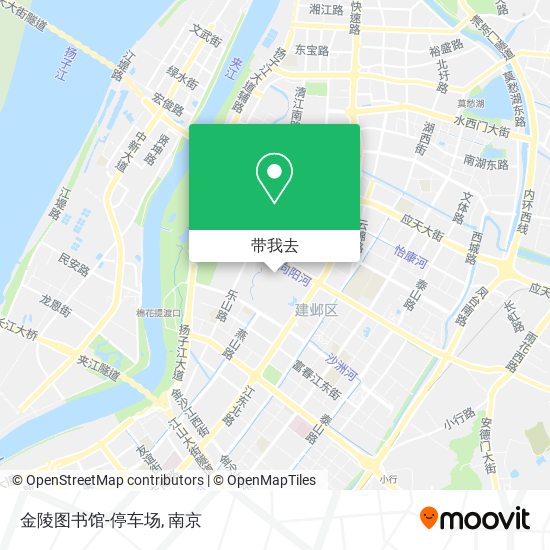 金陵图书馆-停车场地图