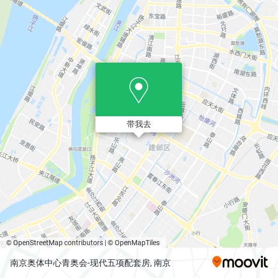 南京奥体中心青奥会-现代五项配套房地图