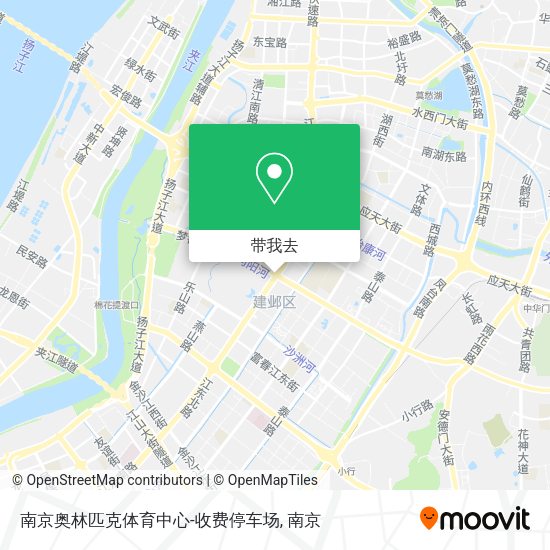 南京奥林匹克体育中心-收费停车场地图