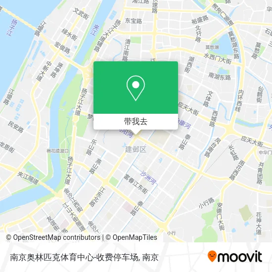 南京奥林匹克体育中心-收费停车场地图