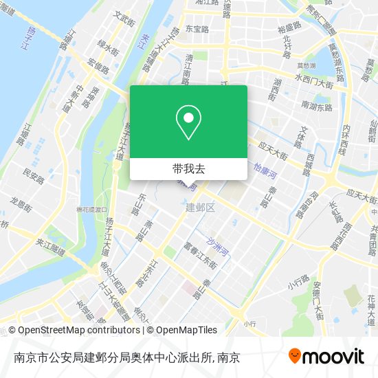 南京市公安局建邺分局奥体中心派出所地图