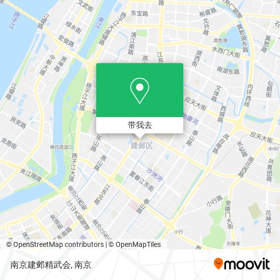 南京建邺精武会地图
