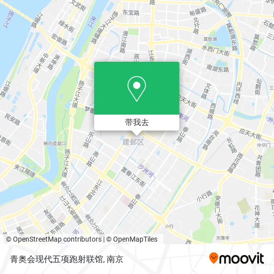 青奥会现代五项跑射联馆地图
