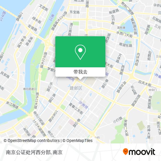 南京公证处河西分部地图